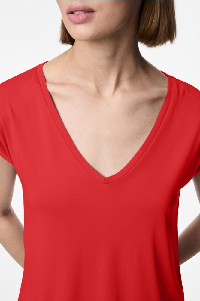 PCKAMALA TEE JRS NOOS BC 17095260 POPPY RED